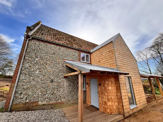 Roofing work completed by Big Sky Construction in Norfolk